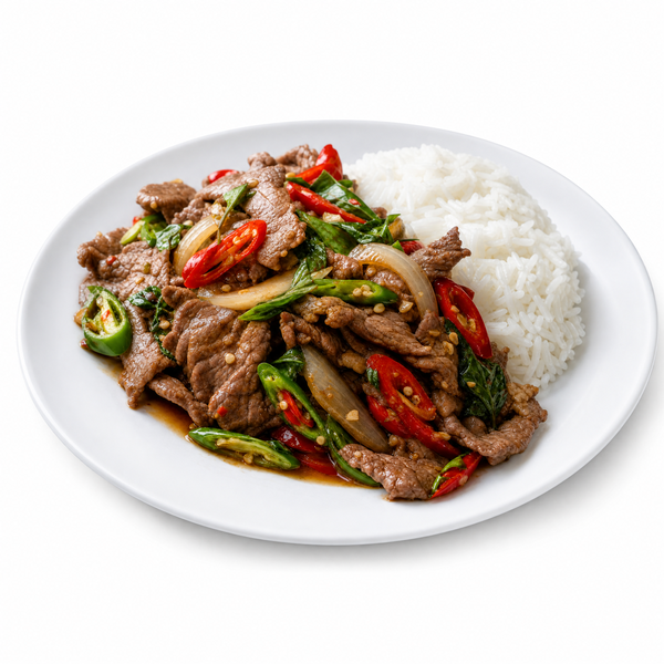 เนื้อผัดพริกสด