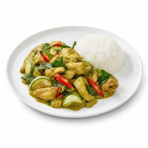 ไก่ผัดแกงเขียวหวาน