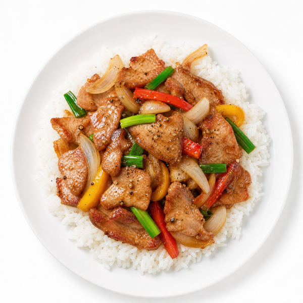 หมูผัดน้ำมันหอย