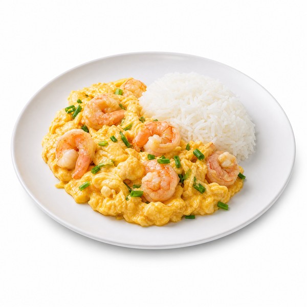ข้าวไข่ข้นกุ้ง / ไข่ขยี้กุ้ง