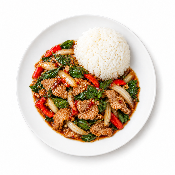 ผัดน้ำพริกเผาหมู