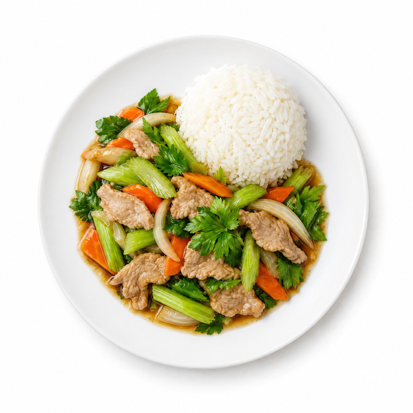ผัดคึ่นช่ายหมู