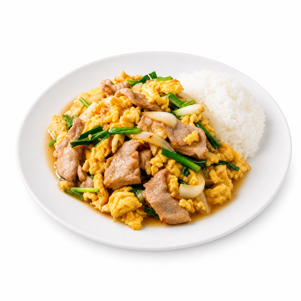 หมูผัดไข่